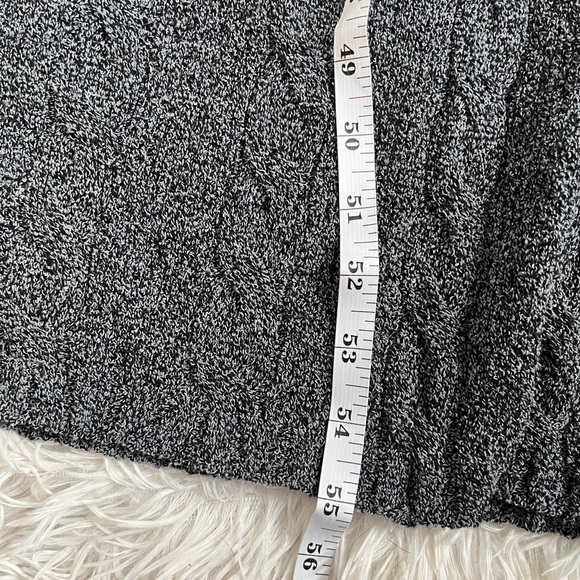 NWT Rumoured Lakeville Textured Stretch Knit Smoke Heather Grey Maxi Dress S - Picture 11 of 13